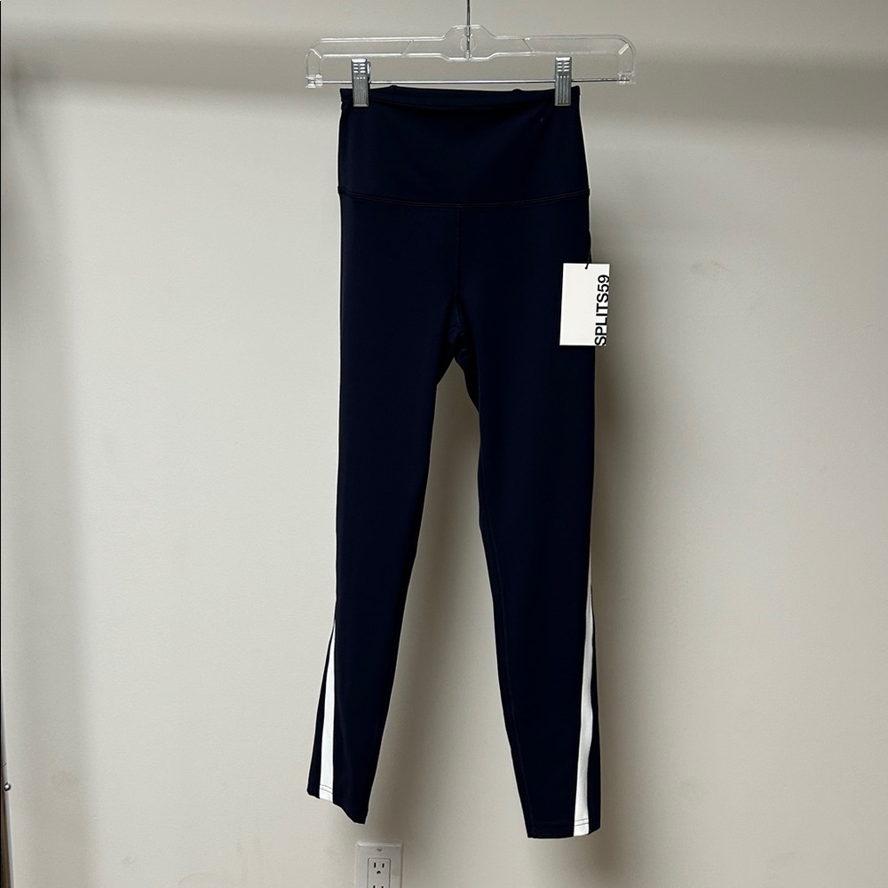 Splits59 miles high waisted rigor 7/8 legging indigo/white